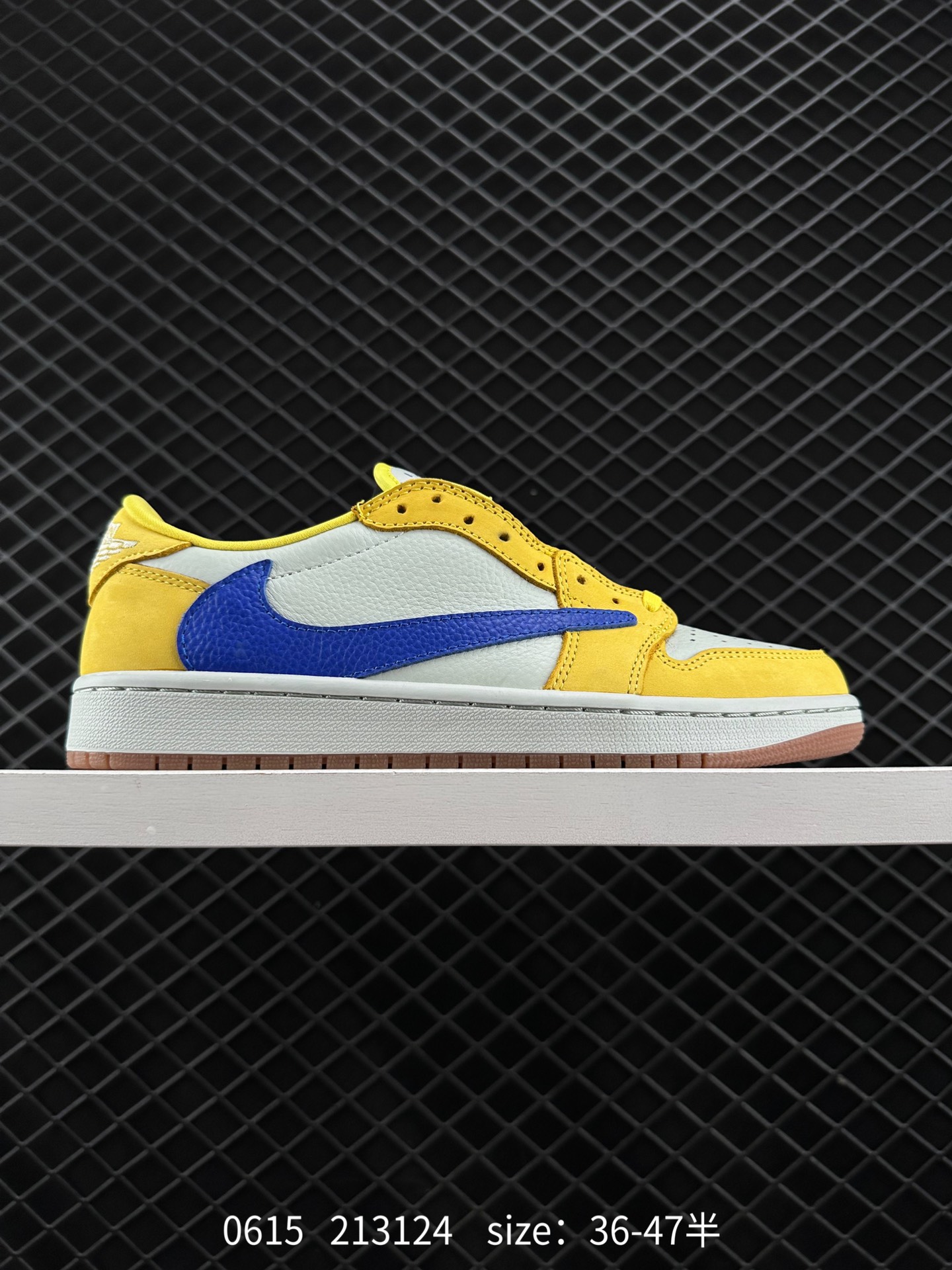 Fragment Design x Travis Scott x Nike Air Jordan 1 Low OG SP”Military Blue”